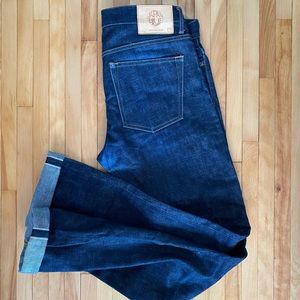 Japan Blue 14.8 oz selvedge denim 32 waist taper